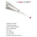 Acupuncture Needle Cartridge  /  liner 0.35 HR