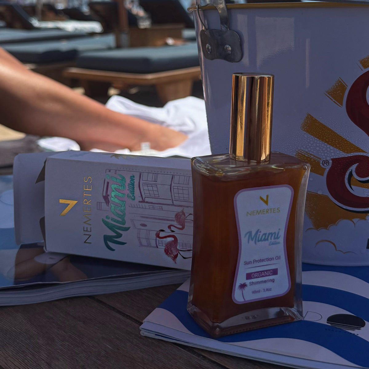 Nemertes SPF25 Organic Sun Protection Oil - MIAMI Limited Edition | 90ml