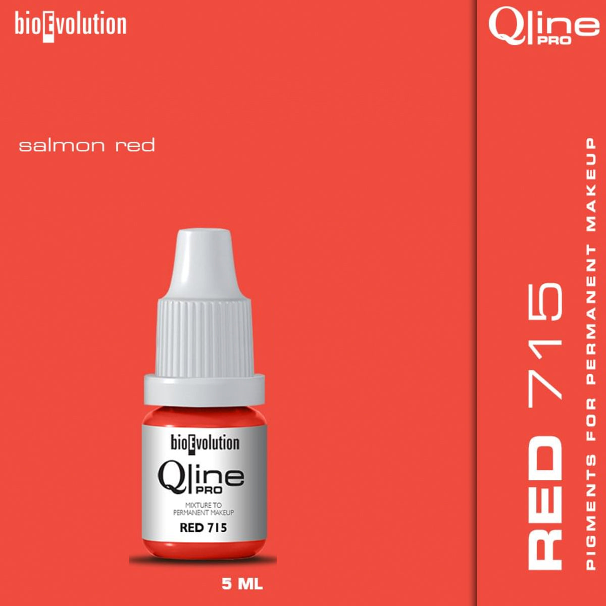 PMU Lip Qline Pro Colour / 5ml Red 715