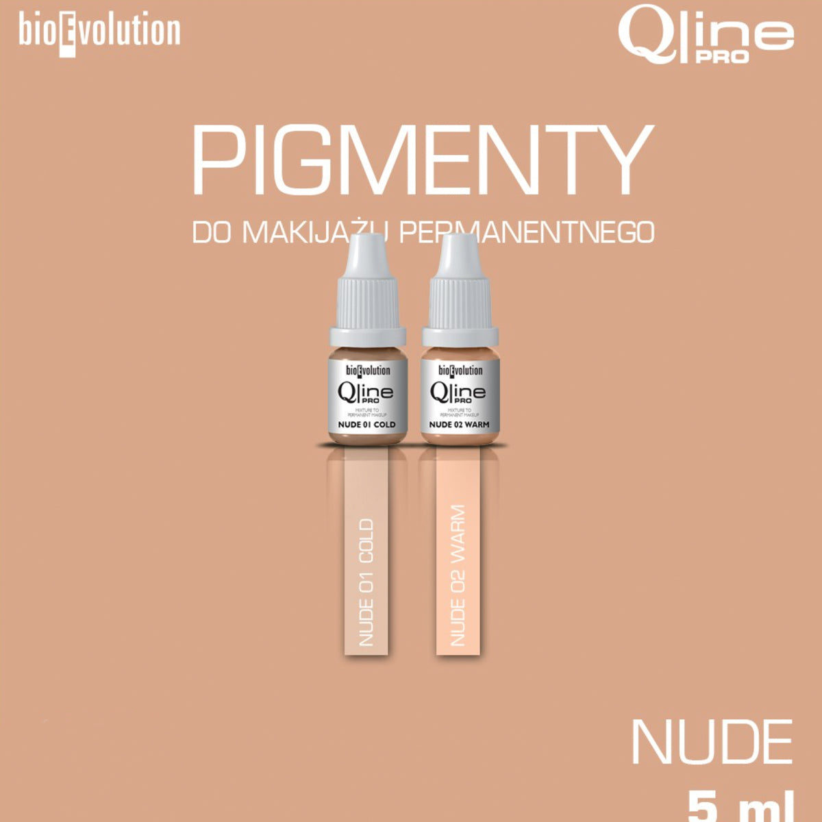 PMU Lip Qline Pro Colour / 5ml Nude 001 cold