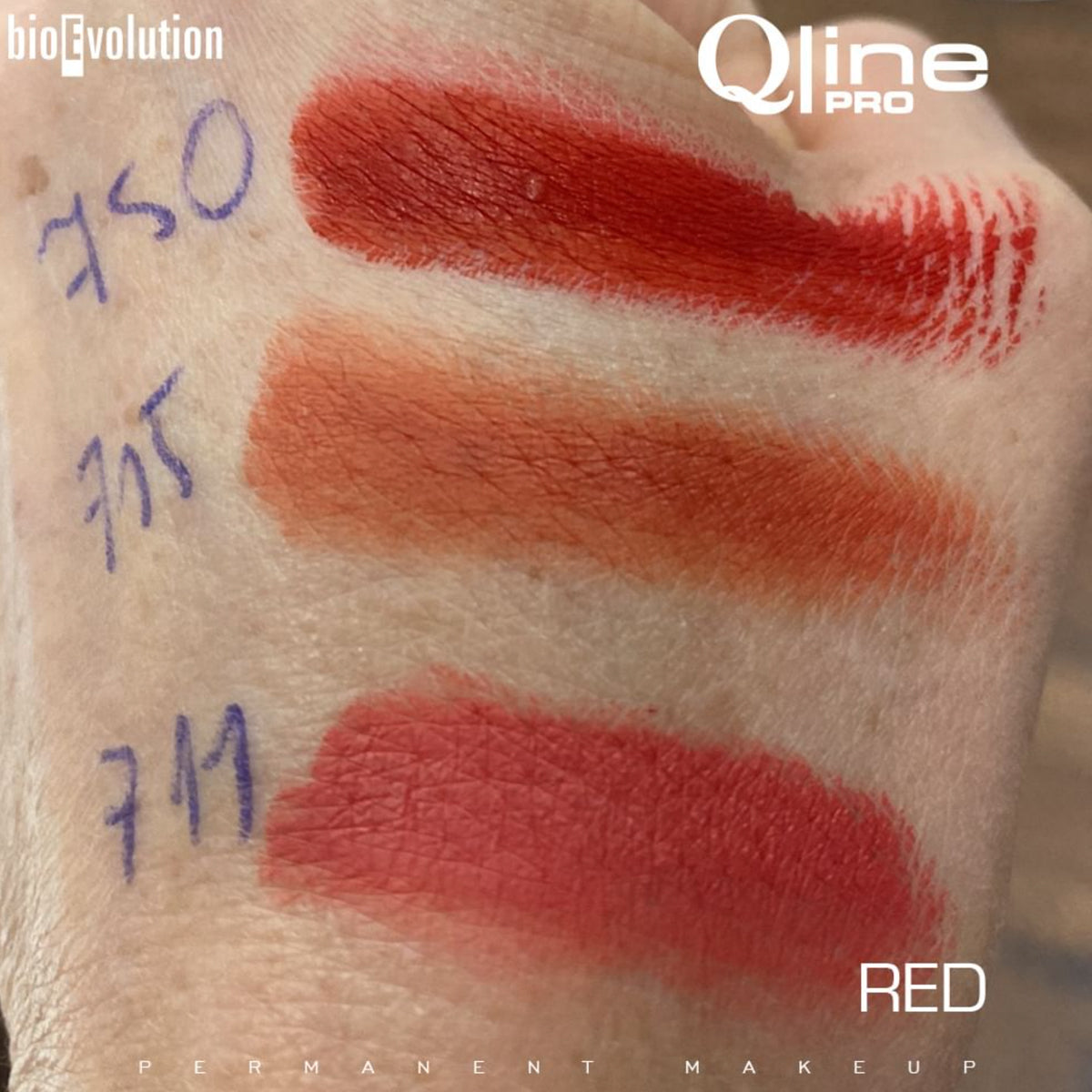 PMU Lip Qline Pro Colour / 5ml Red 711