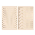 Practice Skin Nude double-sided / golden eyebrows / format A5